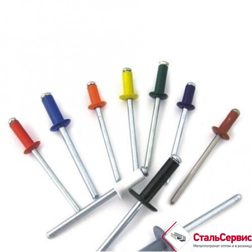 Заклепка ZK-3,2х8 красная 3005