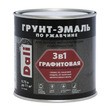 Эмаль Графитовая по ржавчине DALIкоричневая 0,75л рис.0
