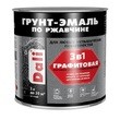 Эмаль Графитовая по ржавчине DALIкоричневая 2л рис.0