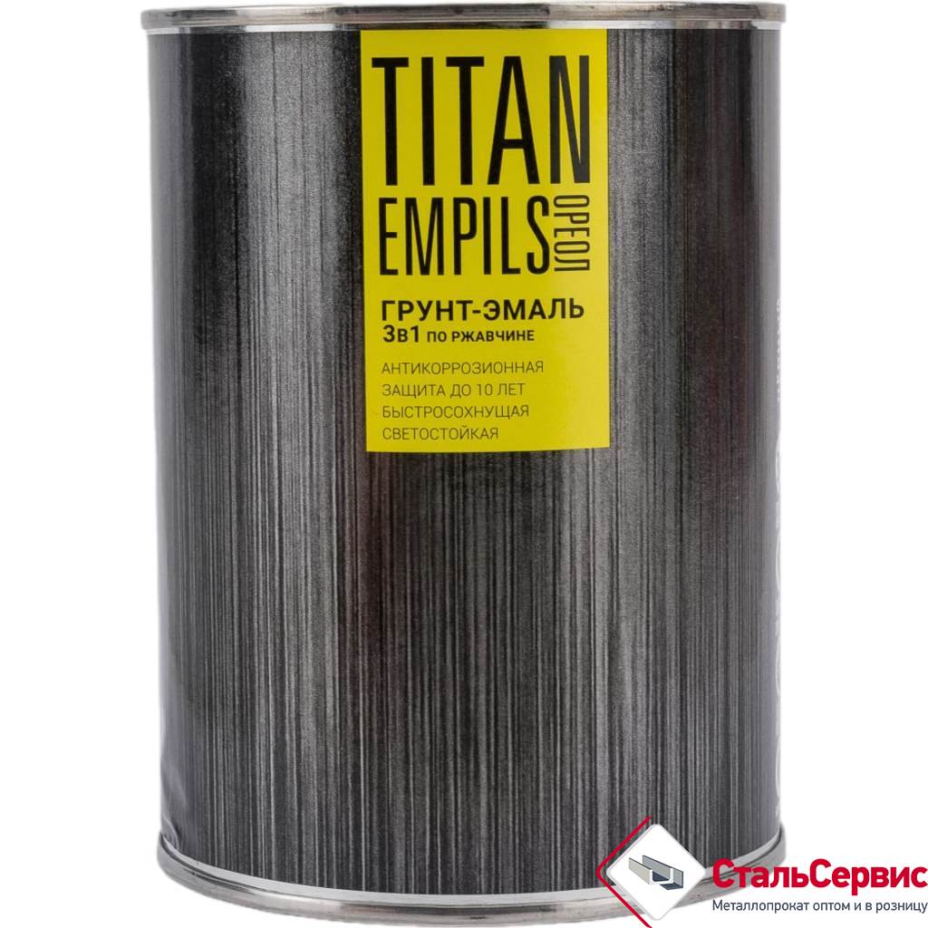 ОРЕОЛ TITAN Грунт-эмаль по ржавчине белый RAL9010 2,7кг