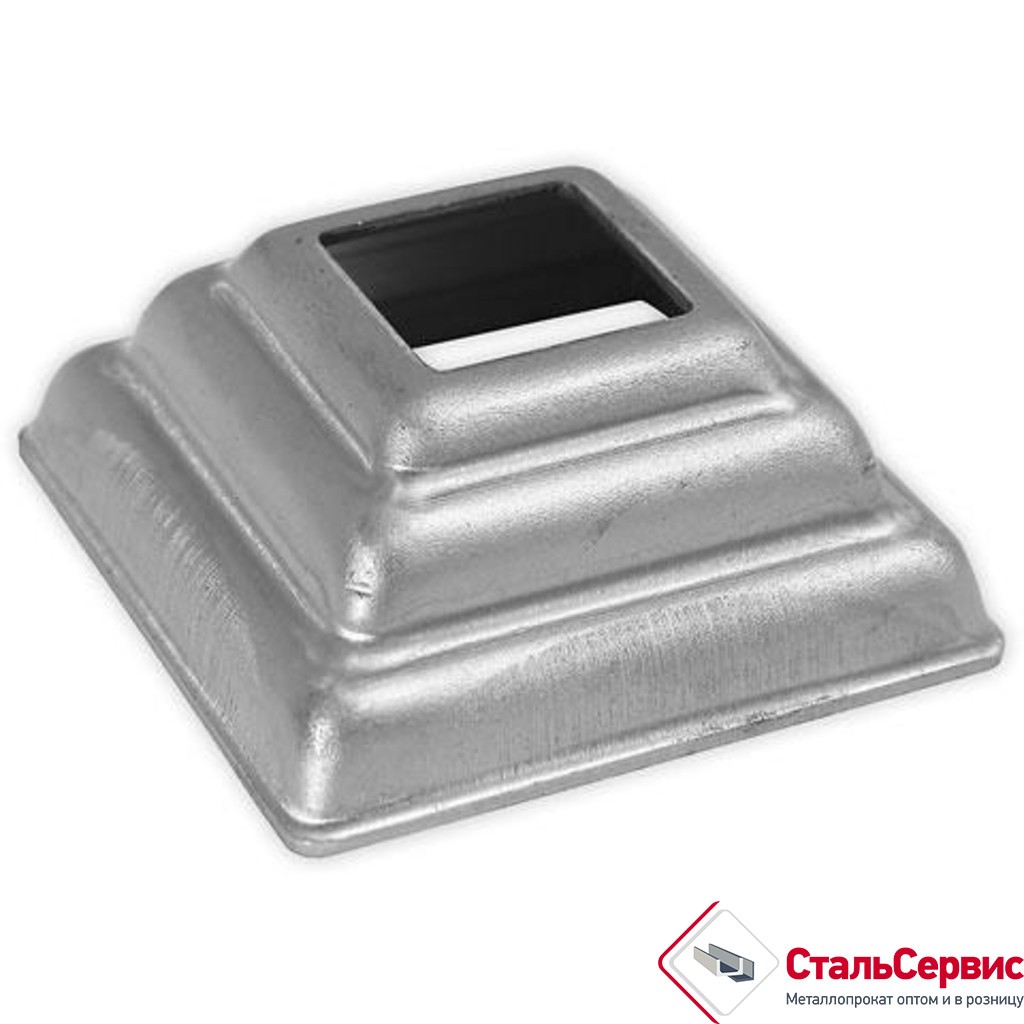 Основание балясины SK74.44.16 Высота: 19 отв:16, кв:44 (1мм)