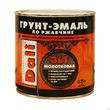 Эмаль молотковая DALI коричневая0,75л.